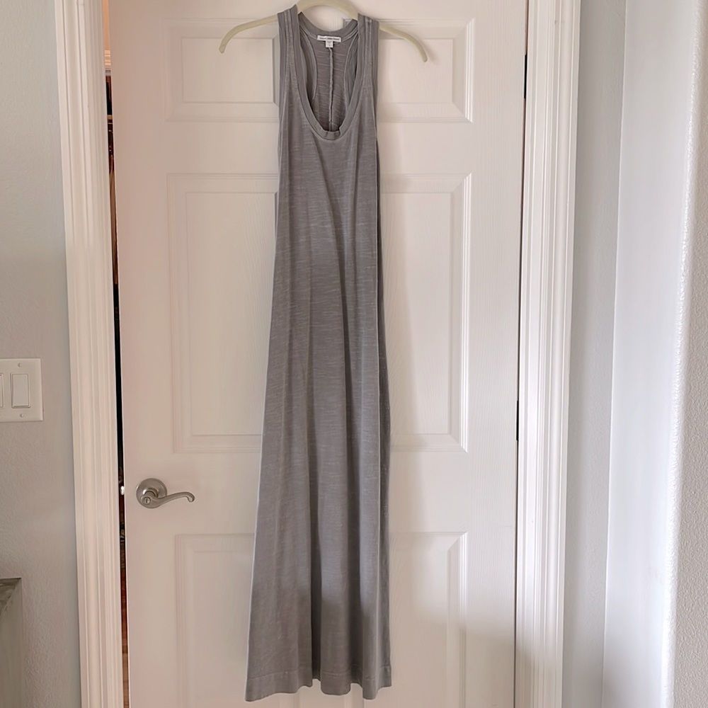 James Perse Maxi slate grey dress
